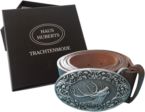 Luxe Tiroler Trachten Riem (echt leer)-2