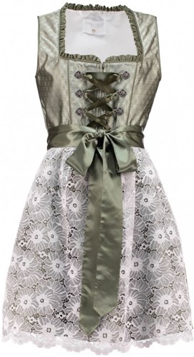 Jaquard Dirndl Groen