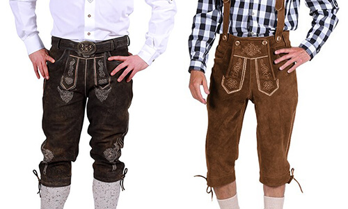 TL - Heren - Lederhosen - Kniebund Lederhosen