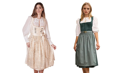 TL - Lange Dirndls vanaf 70cm