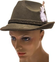 Luxe Oktoberfest Hoed Donkergoen