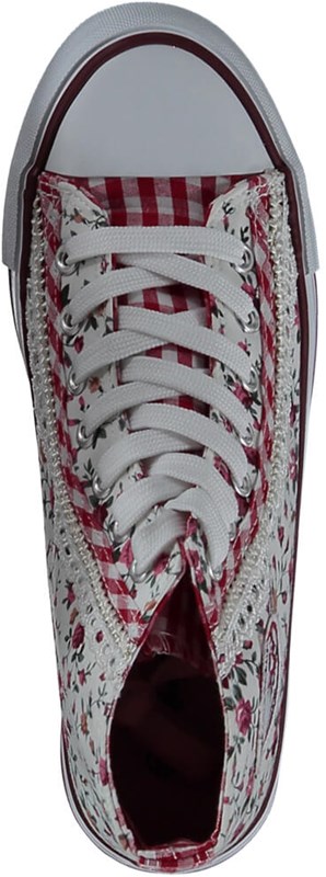 Oktoberfest Sneakers Madelaine Offwhite (bovenkant)