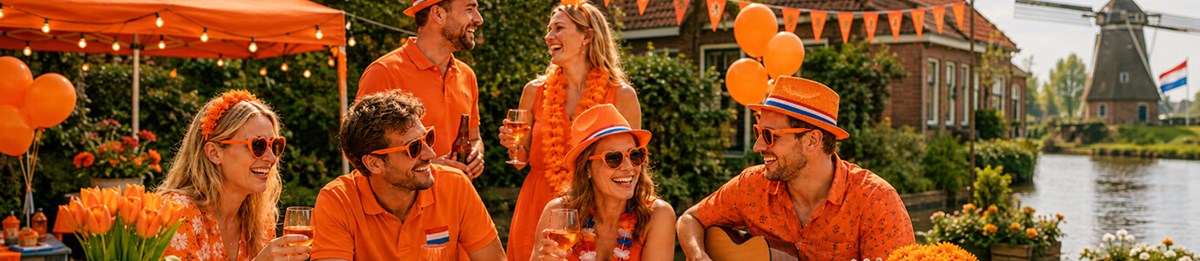 Zomerfeest in oranje? Zo maak je van elk tuinfeest, festival of campingfeest een Hollands feest